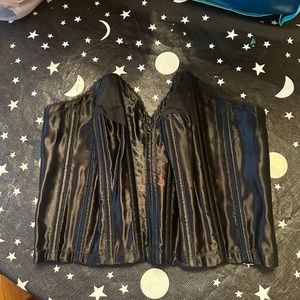 Lady Marlene acetate satin bustier